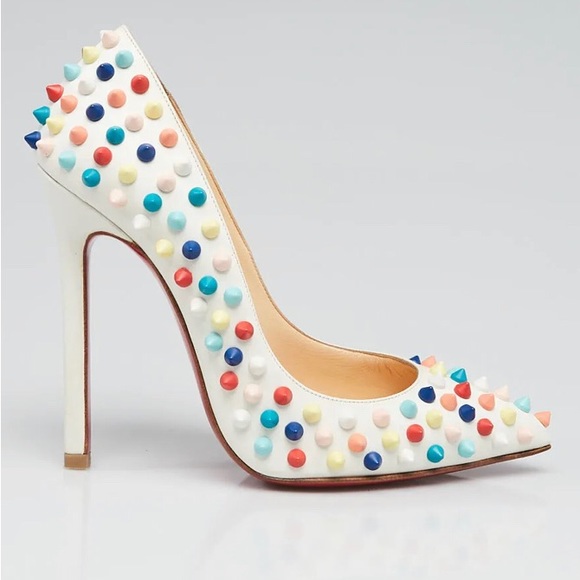*SOLD* Christian Louboutin Spike Pigalle 38.5 - Picture 1 of 14